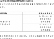 广西初级会计考试时间2022